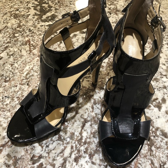 Nine West black MAXIMAL pumps - Picture 3 of 5
